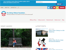 Tablet Screenshot of hillmanfoundation.org